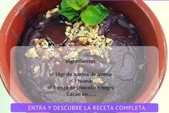 imagen de la receta fitness de brownie de tiramisú descubre nuestra receta