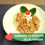 receta de risotto fit con champiñones