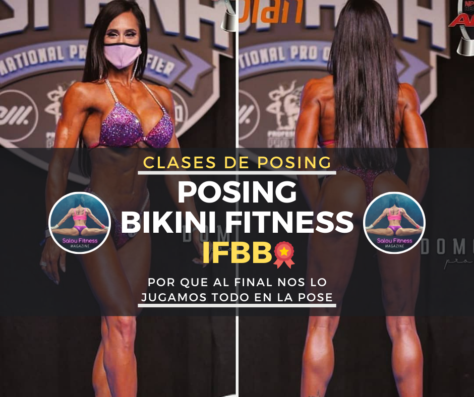imagen de clases de posing bikini fitness ifbb