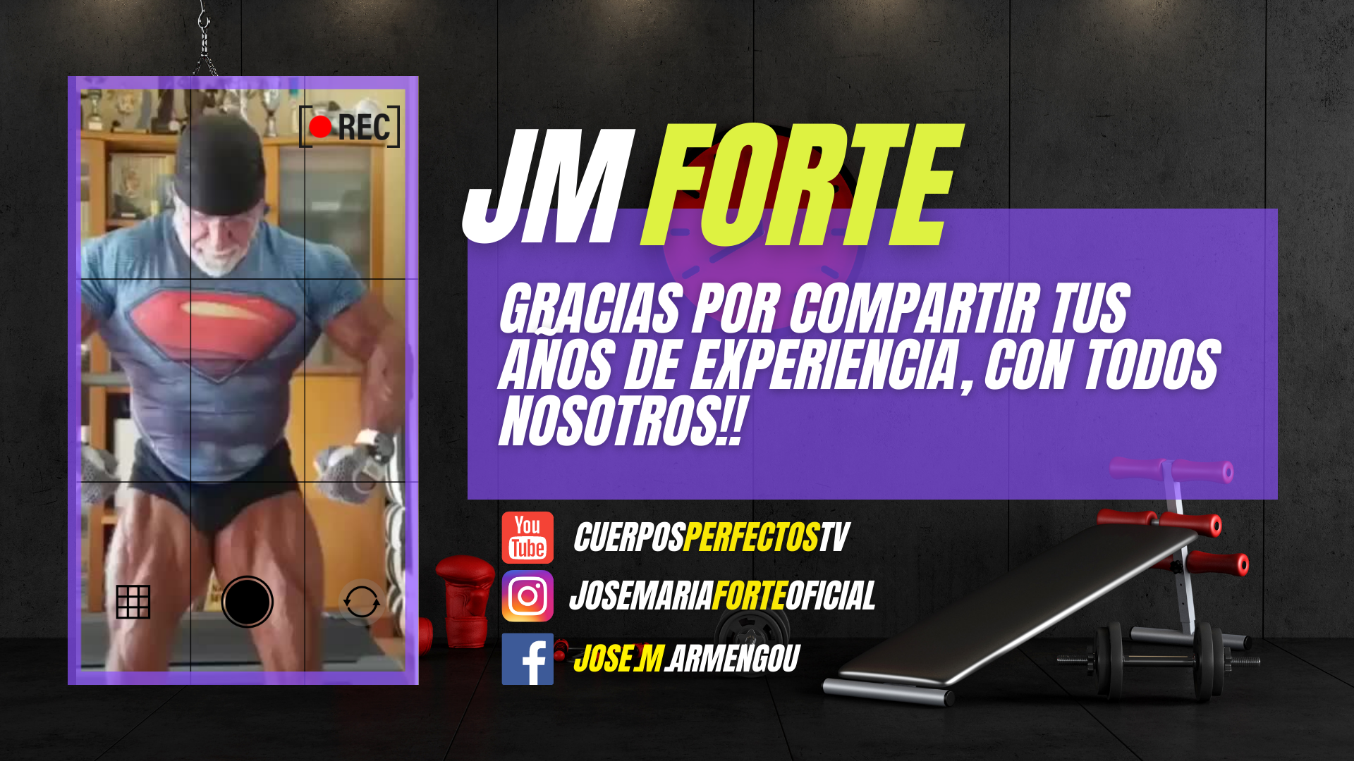Imagen en honor a JM Forte